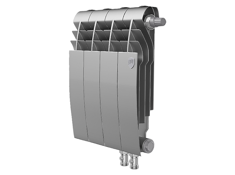 Радиатор биметаллический Royal Thermo BiLiner 350 /Silver Satin VDR x 4 секции