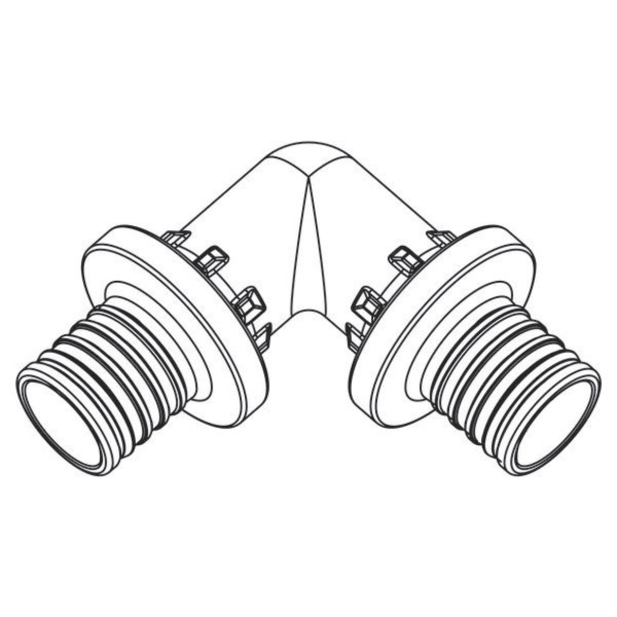 REHAU RAUTHERMEX Угольник 90° 32х2,9