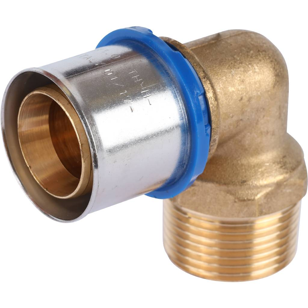 Угольник-переходник APE 1"x32 НР для металлопластиковых труб