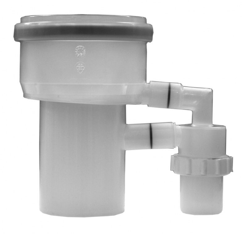 Патрубок Baxi присоединительный полипропиленовый D110/80 мм с конденсатоотводчиком