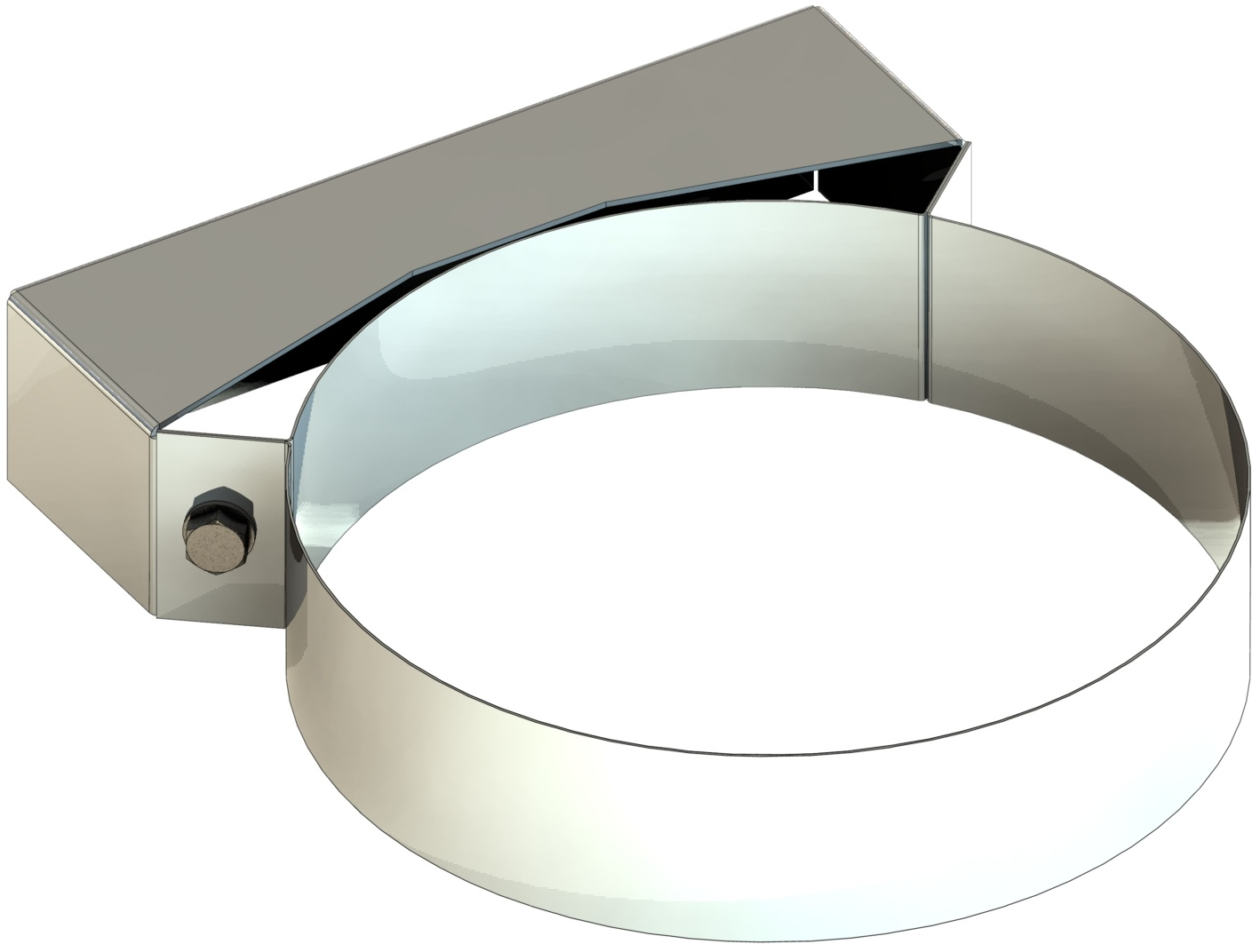 Хомут стеновой JEREMIAS EW-FU D225 жесткий (отступ 50мм)