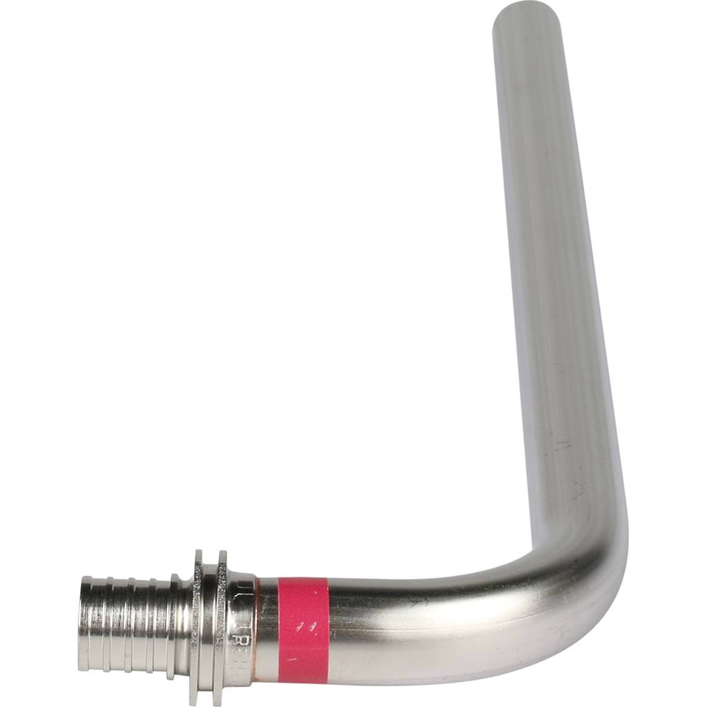 Трубка Г-образная РЕХАУ RAUTITAN Дн16х15 L=250 мм для подключения к радиатору