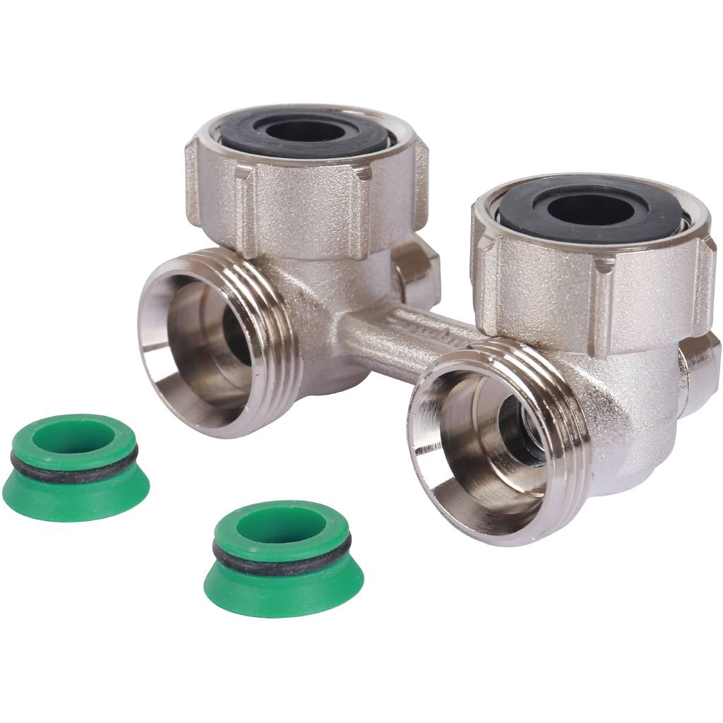 Узел нижнего подключения Simplex Exclusive Line E2/50 3/4x3/4" угловой с конусными вставками