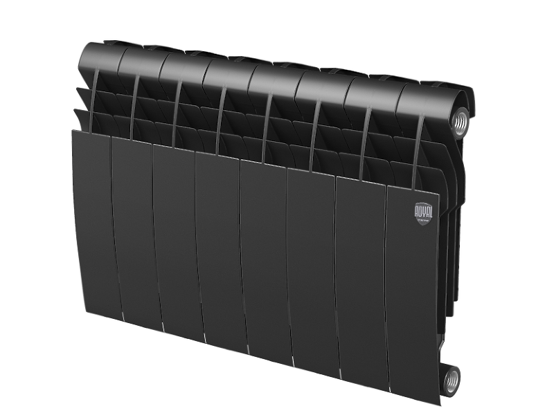 Радиатор биметаллический Royal Thermo BiLiner 350 /Noir Sable x 8 секций