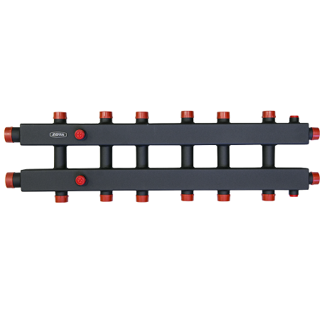 Гидравлический коллектор ZOTA горизонтальный 7 контуров