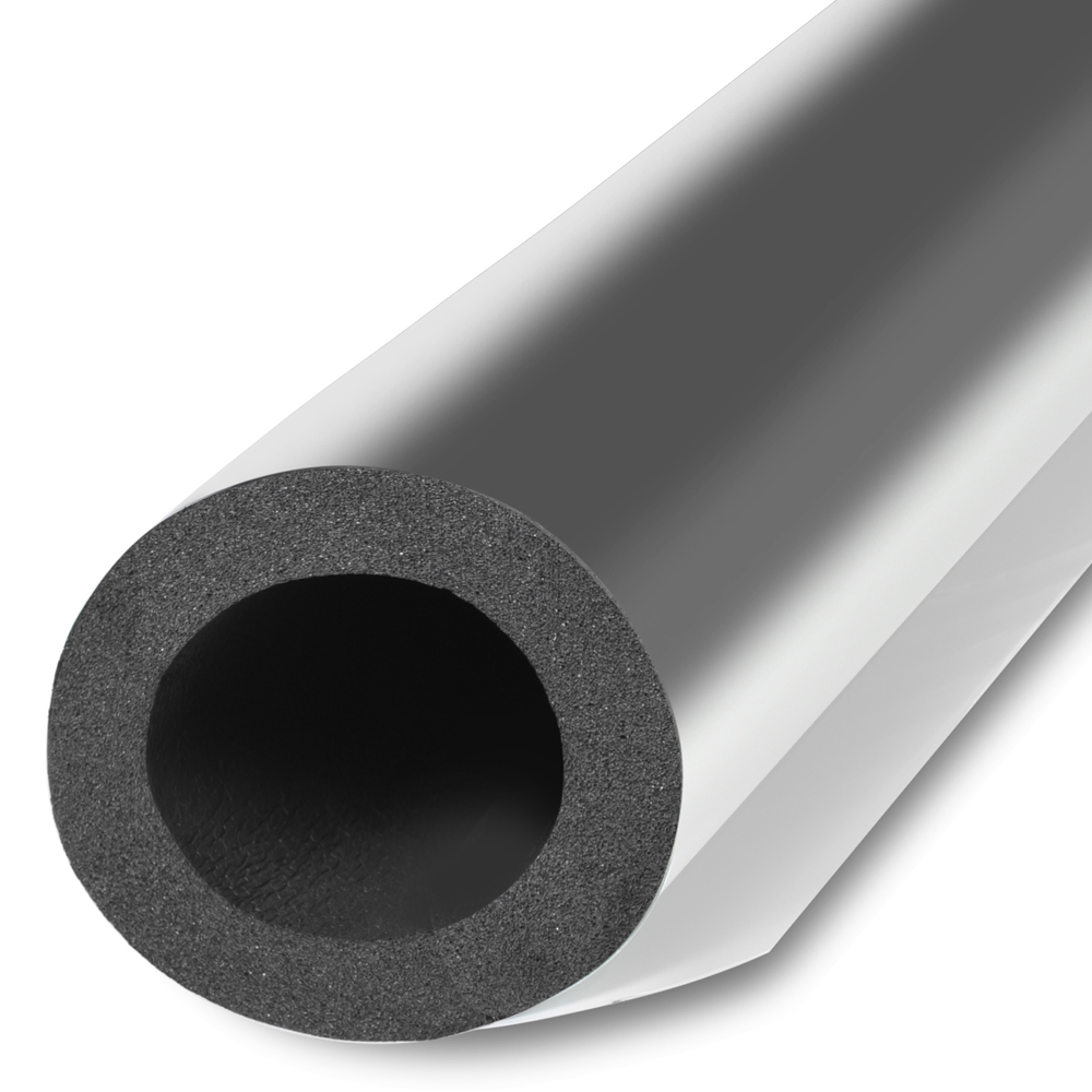 Теплоизоляционная трубка K-FLEX SOLAR HT 54/19 L=1м Тмакс=150°C с покрытием AL CLAD (черный)