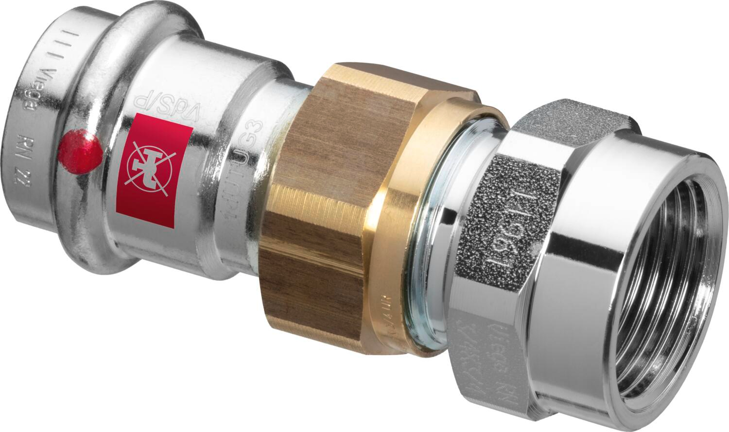 Разъемное соединение Viega Prestabo c SC-Contur 18x1/2"