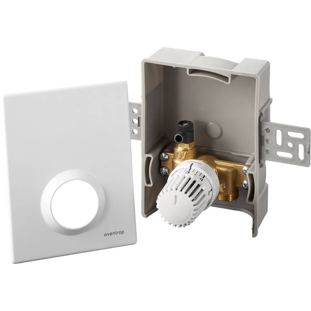 OVENTROP Регулир. t отд. помещения "Unibox T" с термостатом "Uni LH", белый