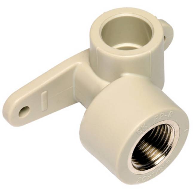 Настенный угольник концевой Ekoplastik ППР 20х1/2''x90° правый