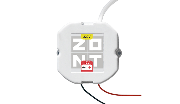Блок питания в подрозетник ZONT 12V/220