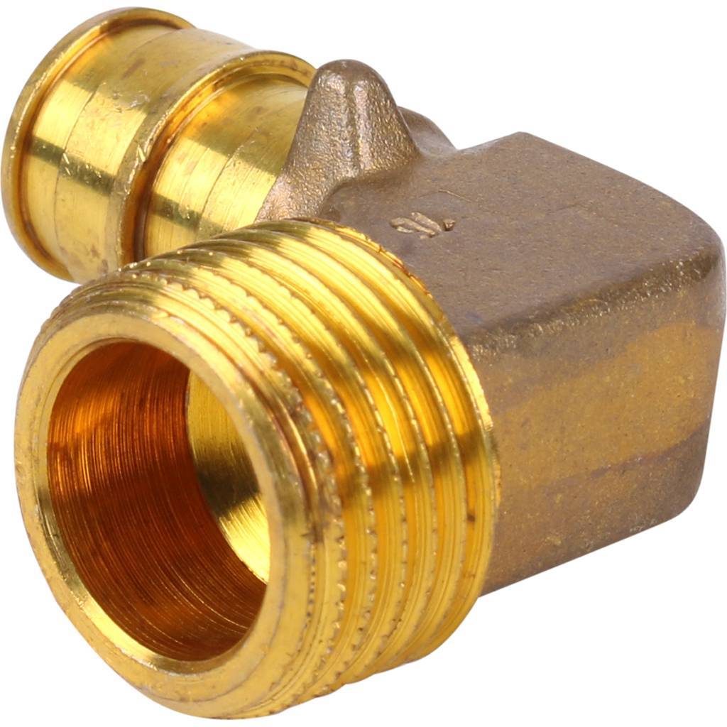 Uponor Q&E угольник с наружной резьбой 16-G1/2"НР