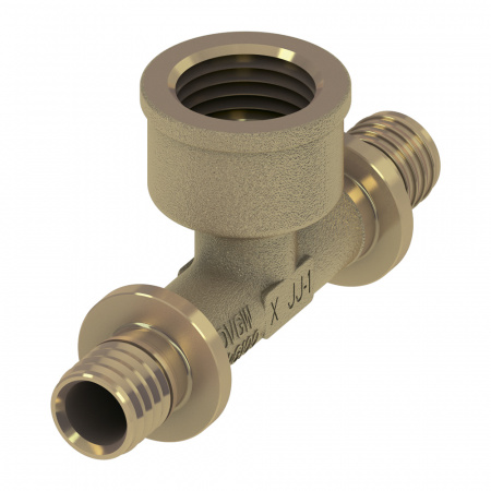 Тройник TECE TECEflex 90° 25х3/4х25 с внутренней резьбой (латунь)
