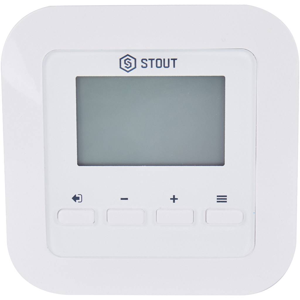 Проводной комнатный двухпозиционный регулятор STOUT ST-295v3 (белый)