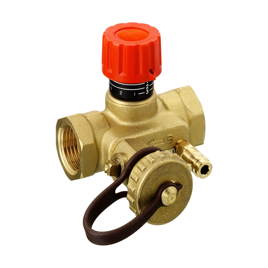 Клапан балансировочный Danfoss MNT Ду25 ручной со спускным краном