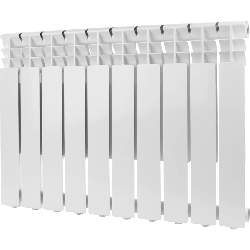 Радиатор алюминиевый ROMMER Optima 500 500мм 10 секций