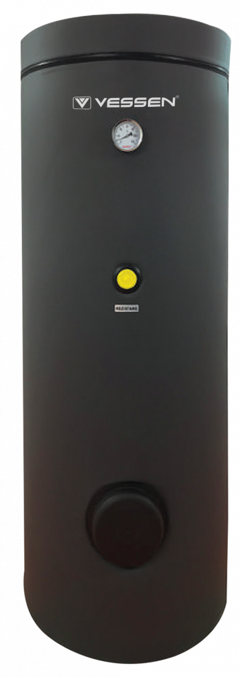 Бойлер косвенного нагрева VESSEN 300 л. с одним змеевиком (покрытие TERMOWEN)