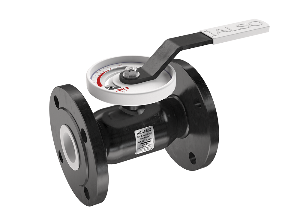 Кран шаровой ALSO Ду100 Ру 16 фланцевый стандартнопроходной запорно-регулирующий (без ниппелей)