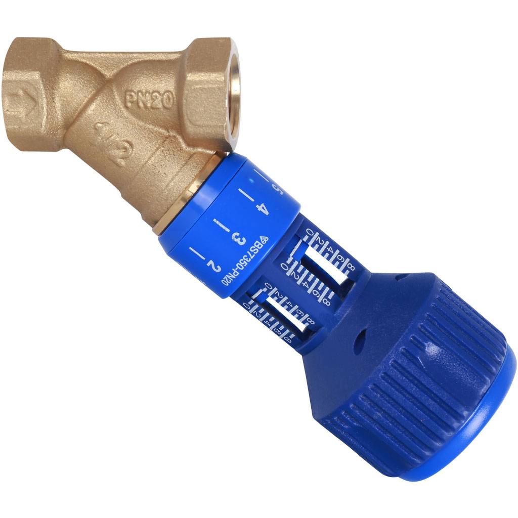 Клапан балансировочный Cimberio CIM 727ОТ 1/2" ручной с фиксацией настройки