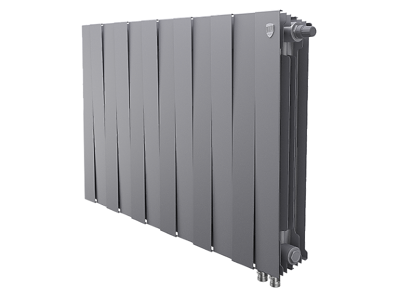 Радиатор биметаллический Royal Thermo PianoForte 500 /Silver Satin VDR x 12 секций