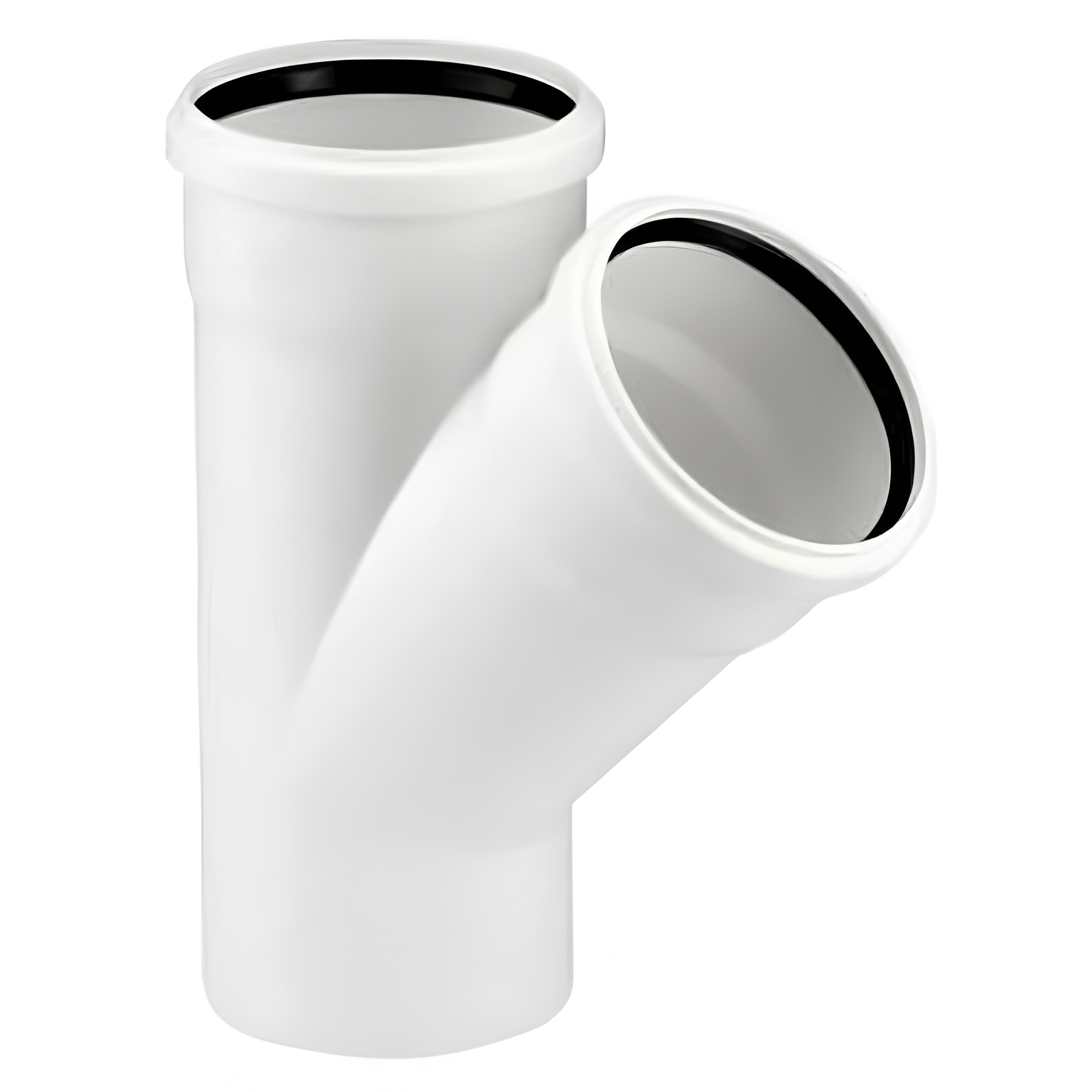 Тройник РосТурПласт PP-M Дн160х160х45° внутренняя бесшумная канализация (белый)