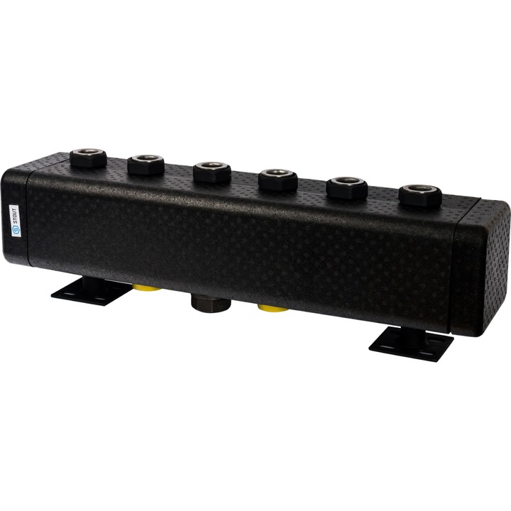 STOUT Стальной распределительный коллектор 3 отопительных контура (в теплоизоляции DN 32)