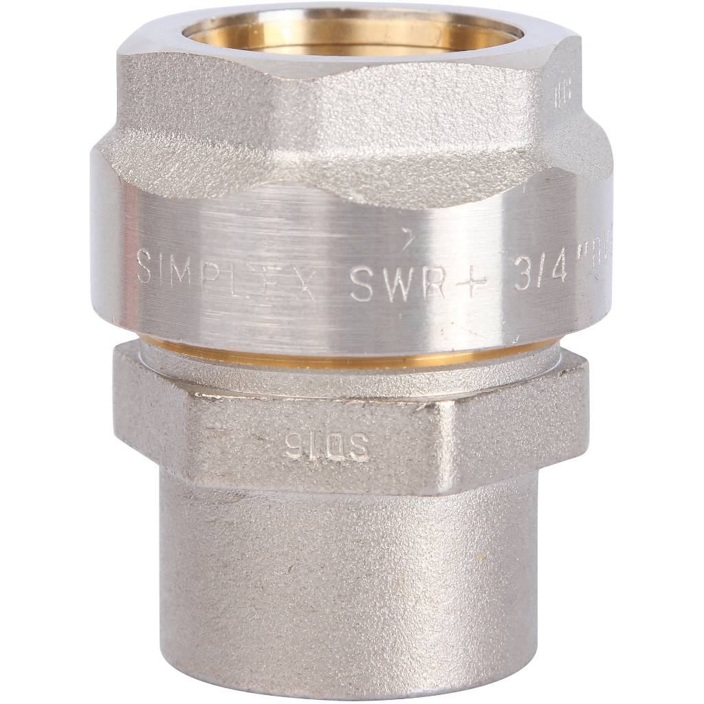 Meibes Фитинг для стальных труб Фитинг резьбовой латунный Plus для стальных труб 3/4"х3/4" ВР, DVGW