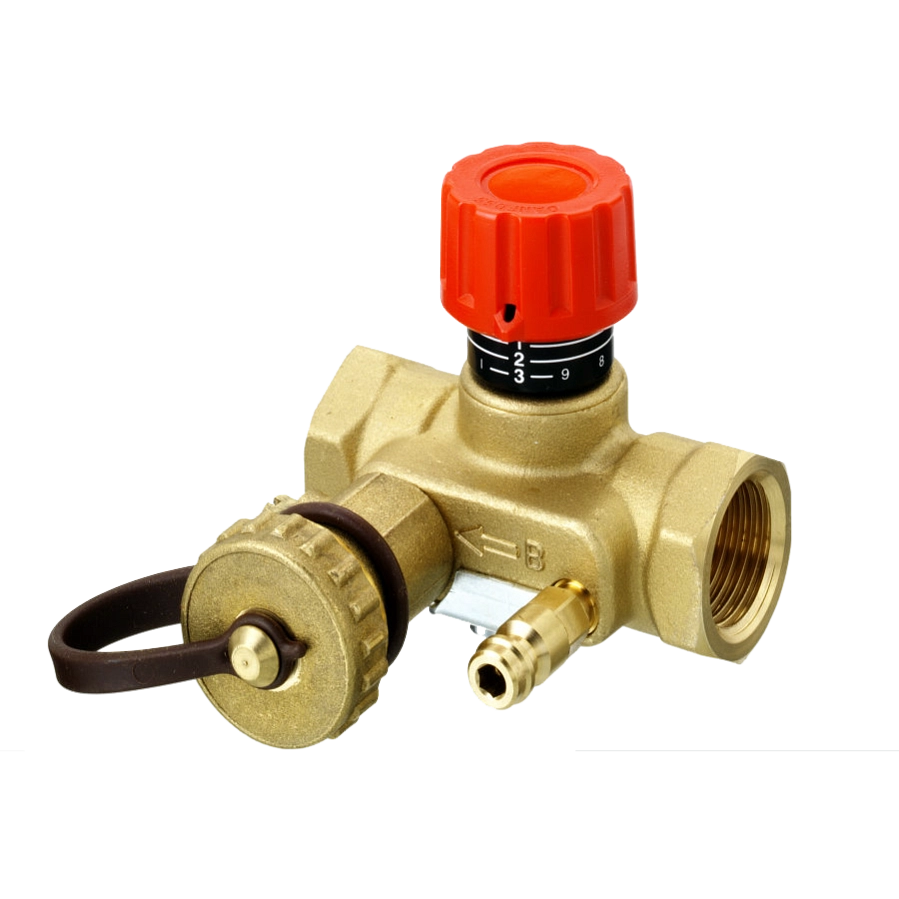 Клапан балансировочный Danfoss MNT Ду32 ручной со спускным краном