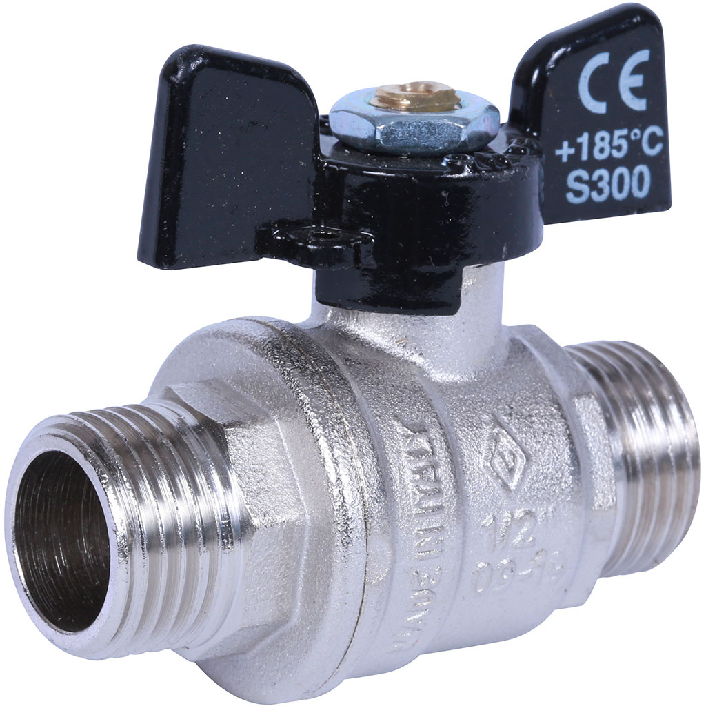 BUGATTI Oregon Oregon Кран шаровой (ручка-бабочка) нар-нар резьба 1/2"