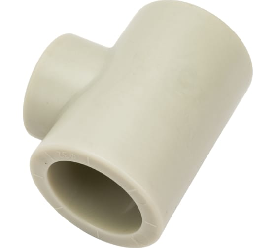 Тройник переходной Политэк 32х25х32 для полипропиленовых труб (сварка) серый