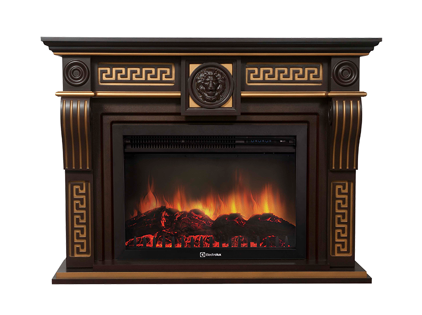 Портал Firelight Vittoriano 30 (Темный дуб с золотой патиной)