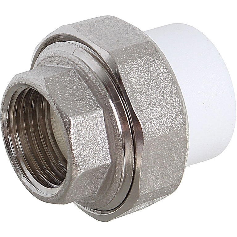 Kalde 32x1 1/4" Муфта разъемная с внутренней резьбой для полипропиленовых труб под сварку (цвет белы