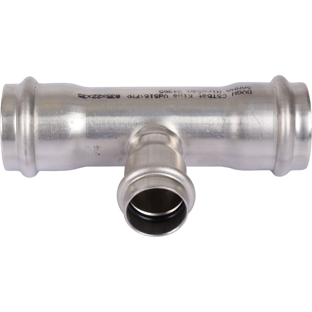 Тройник Sanha NiroSan 35x22x35 ВПр переходной 9130