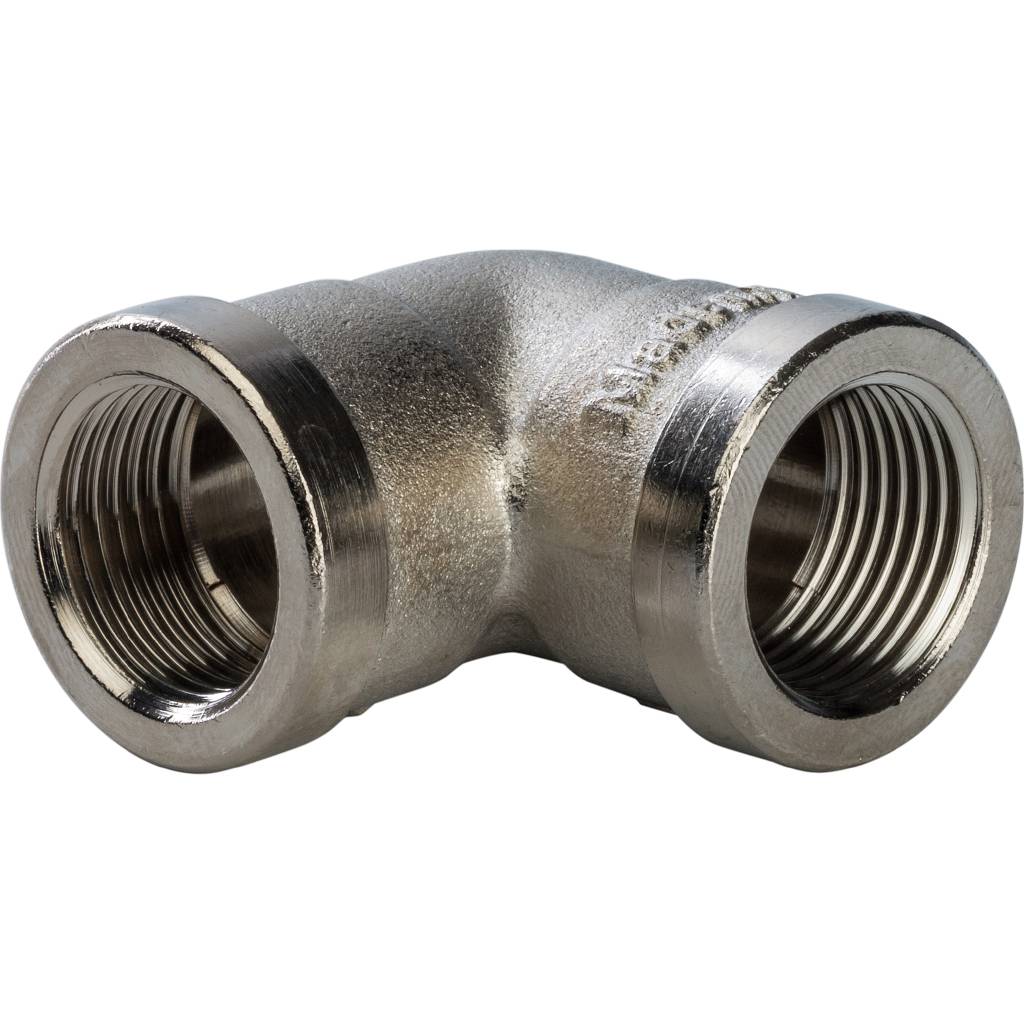 Угольник STOUT 3/8" ВВ (никелированный)