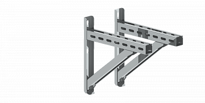 Стеновая консоль JEREMIAS DW-FU тип I L=350 мм с подпоркой