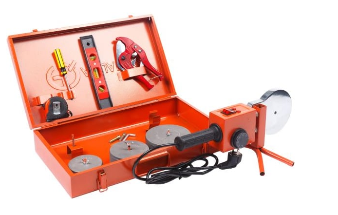 Аппарат сварочный для PP-R труб и фитингов AQUALINK A-02 1,8 кВт Дн75-110мм (сменные нагреватели)