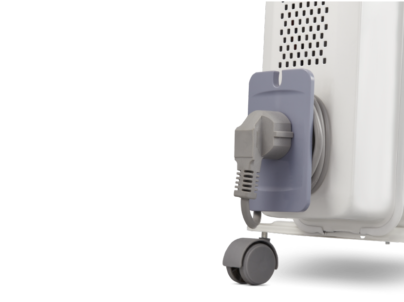 Масляный радиатор Ballu CUBE BOH/CB-05W 1000 (5 секций) белый