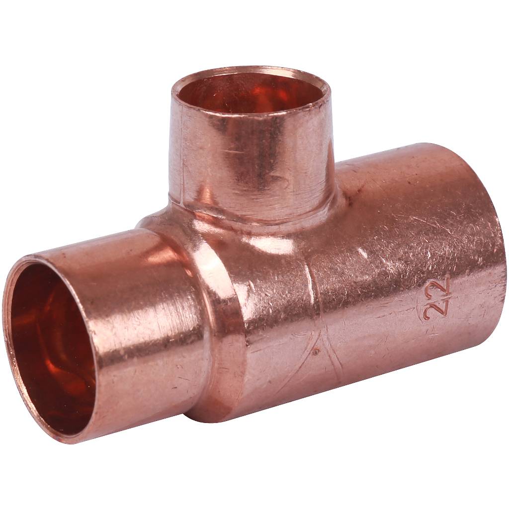 Тройник Sanha 42x28x35 ВП переходной под пайку 5130