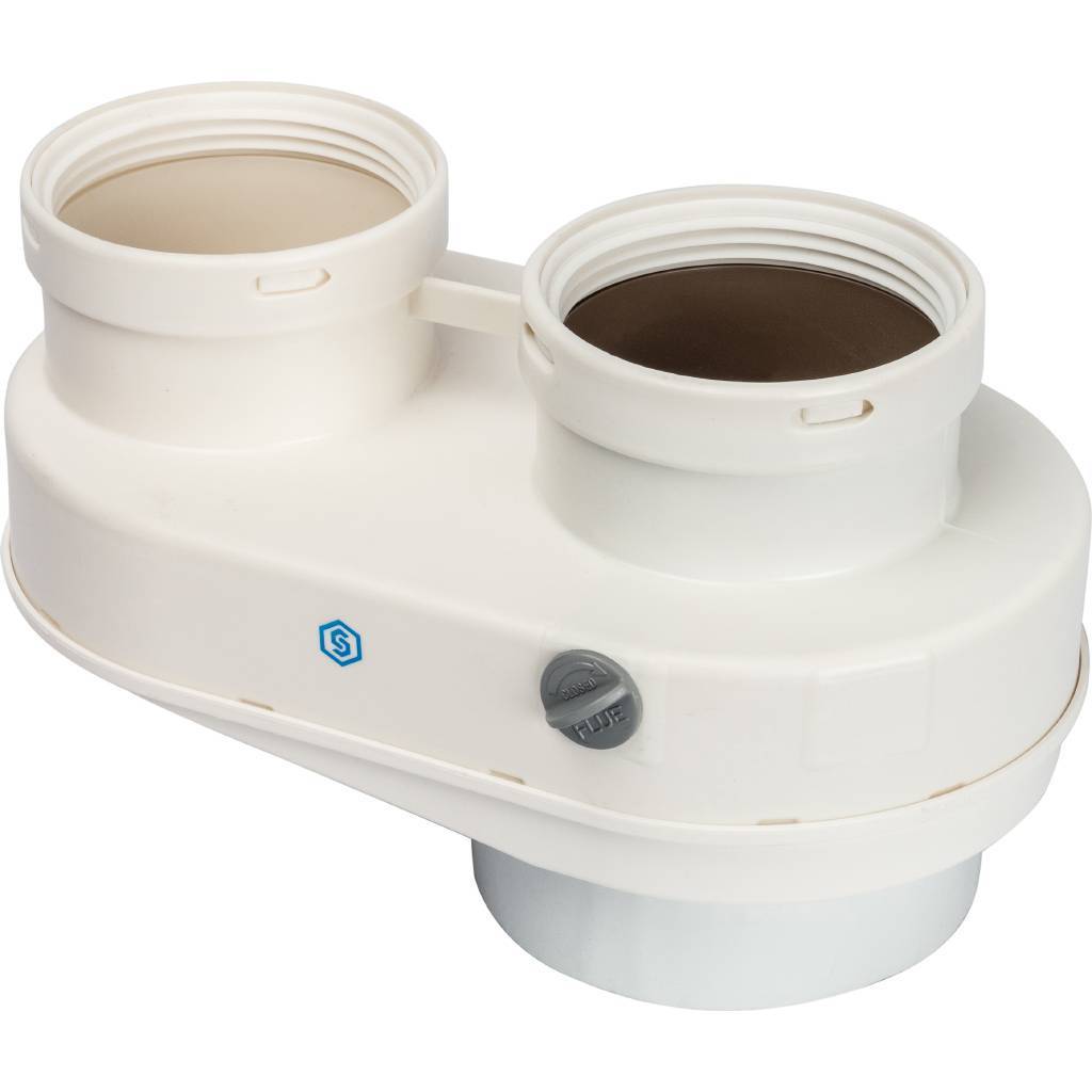 Адаптер STOUT DN80/80 для подключения разделительных труб (совместимый Baxi) 