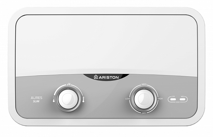 Проточный электрический водонагреватель Ariston AURES SF 5.5 COM (душевая лейка+кран)