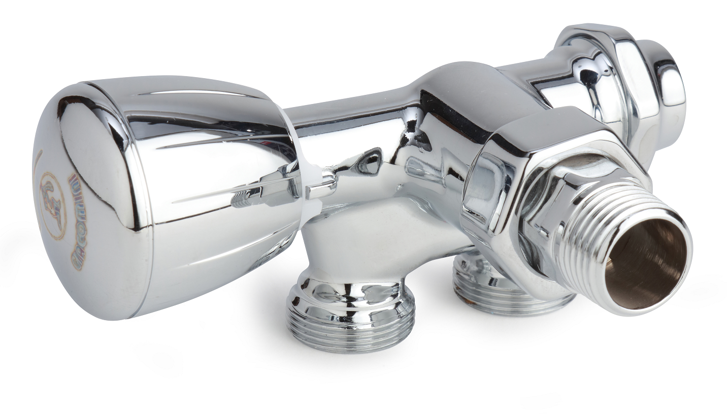 Узел нижнего подключения Giacomini T357M Ду15 НР правый угловой (термостатический)