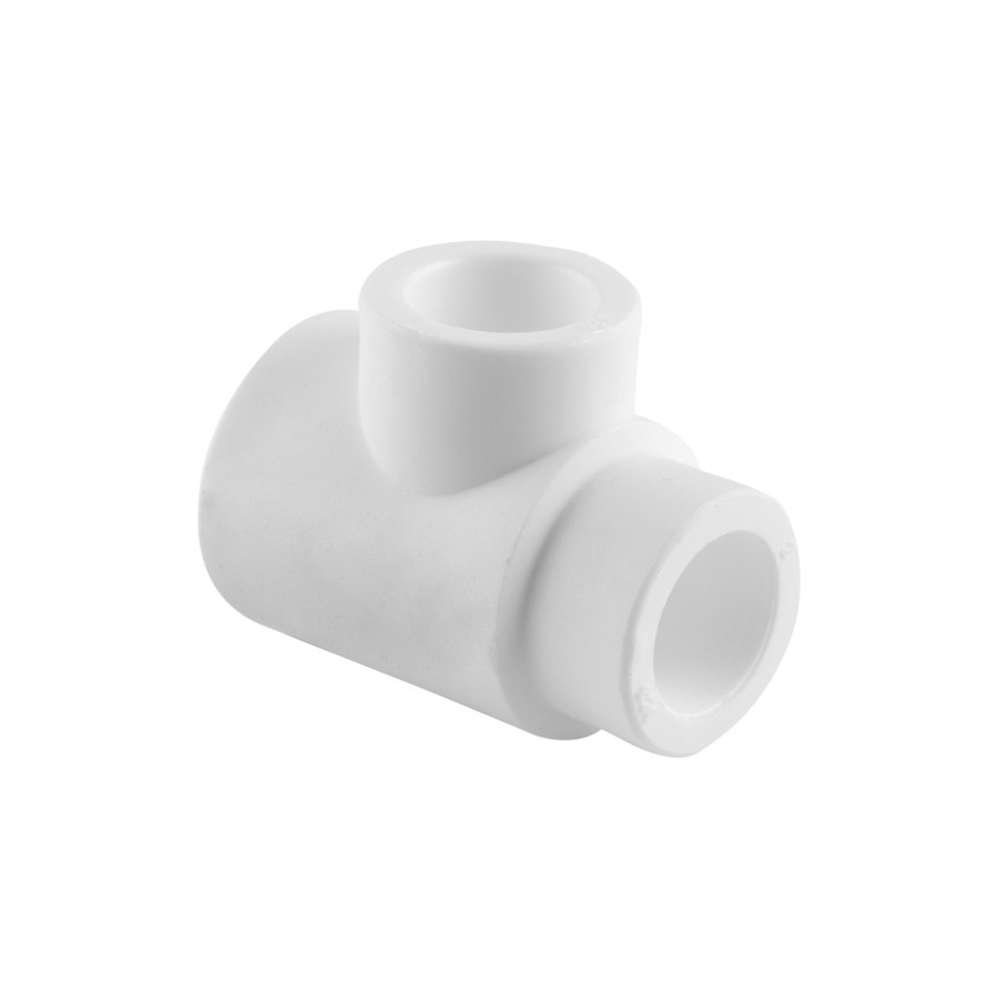 Тройник переходной РосТурПласт PP-R Дн50х32х40 (белый)