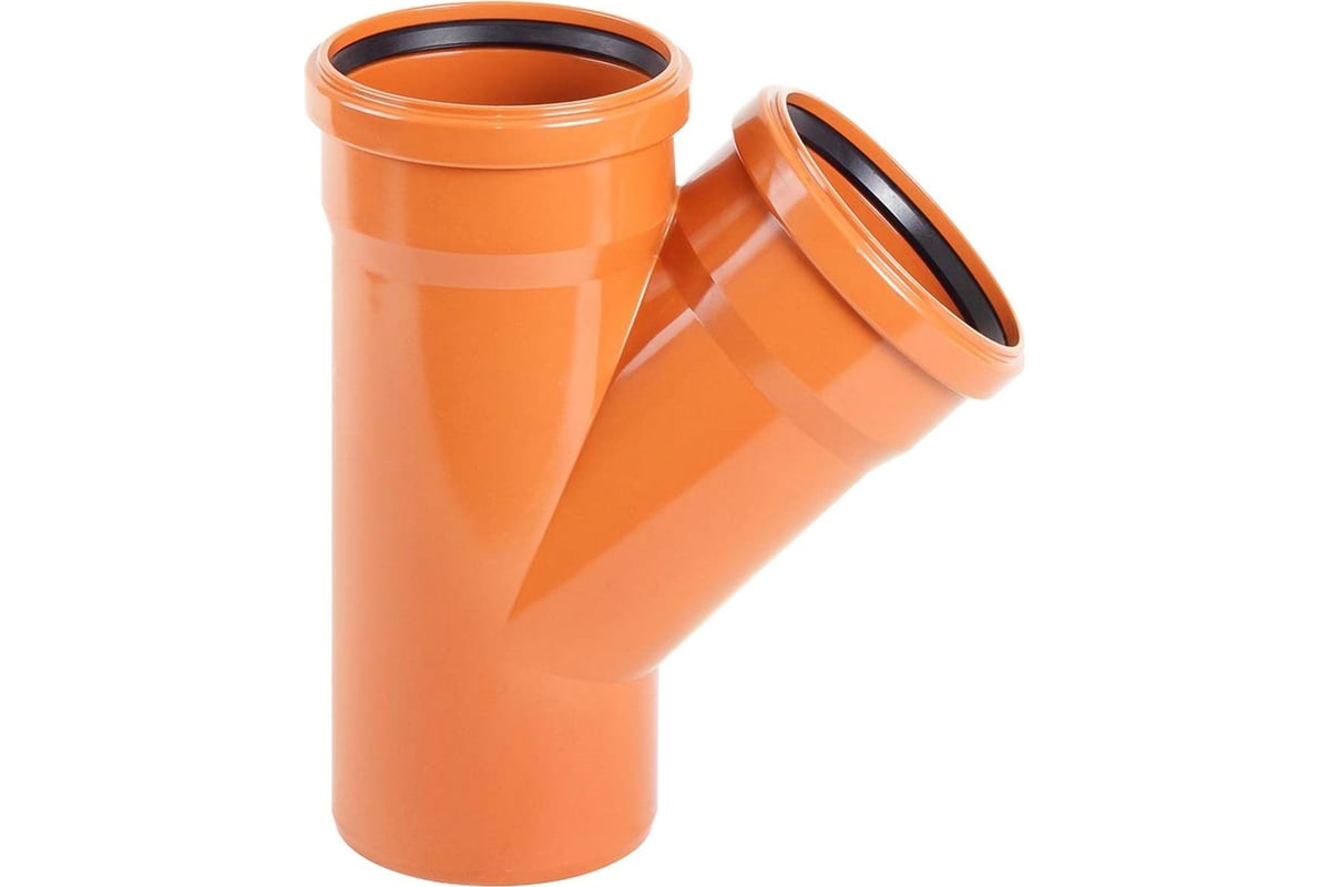 Тройник Aquaviva НПВХ Дн110х110х45° безнапорный (коричневый)