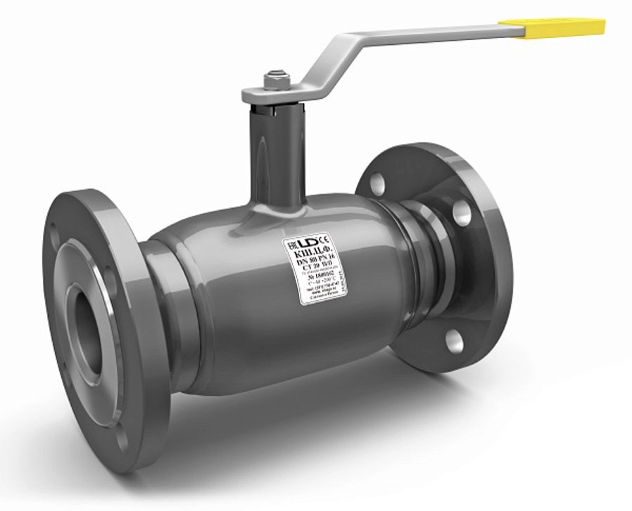 Кран шаровой LD КШ.Ц.Ф. Ду200 8" Ру16 фланцевый полнопроходной