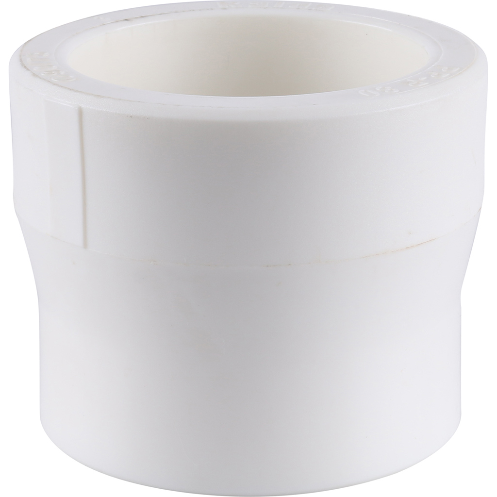 Kalde 90x75 Муфта переходная для полипропиленовых труб под сварку (цвет белый)