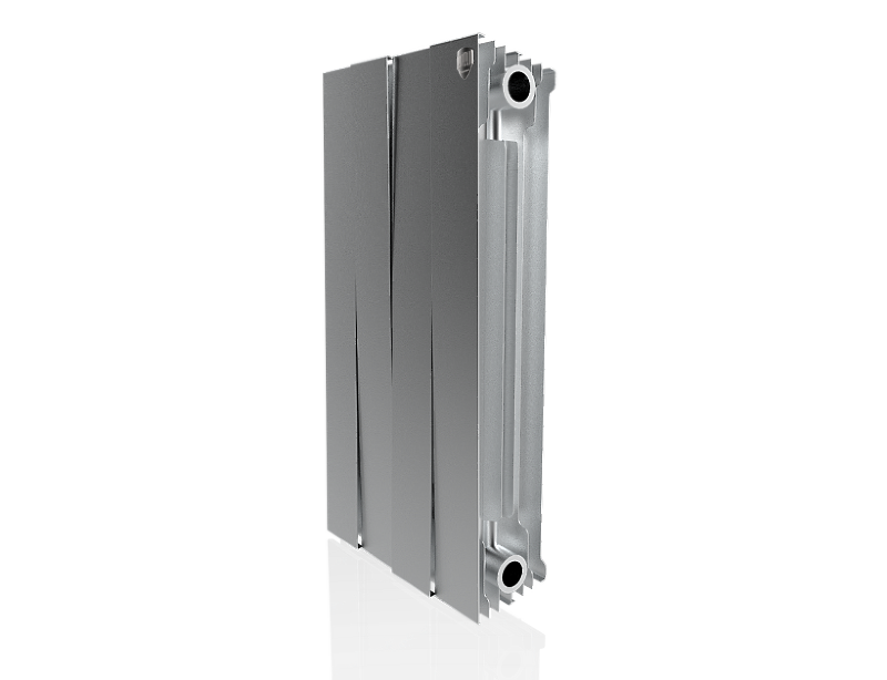 Радиатор биметаллический Royal Thermo PianoForte 500 Silver Satin x 4 секции