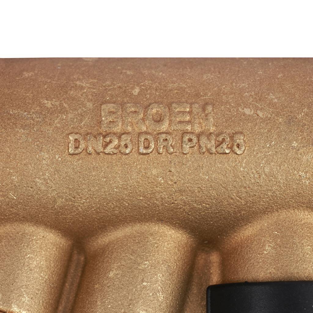 Клапан балансировочный BROEN Venturi FODRV DN25 PN25 Kvs=12,1 м3/ч ручной с дренажем 4555000H-001003