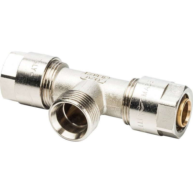 Тройник Prandelli Multyrama 20х2,0х1/2" НР для металлопластиковых труб