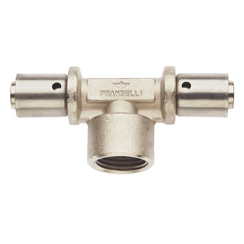 Тройник Prandelli Multyrama 20х2,0х1/2" ВР прессовой для металлопластиковых труб