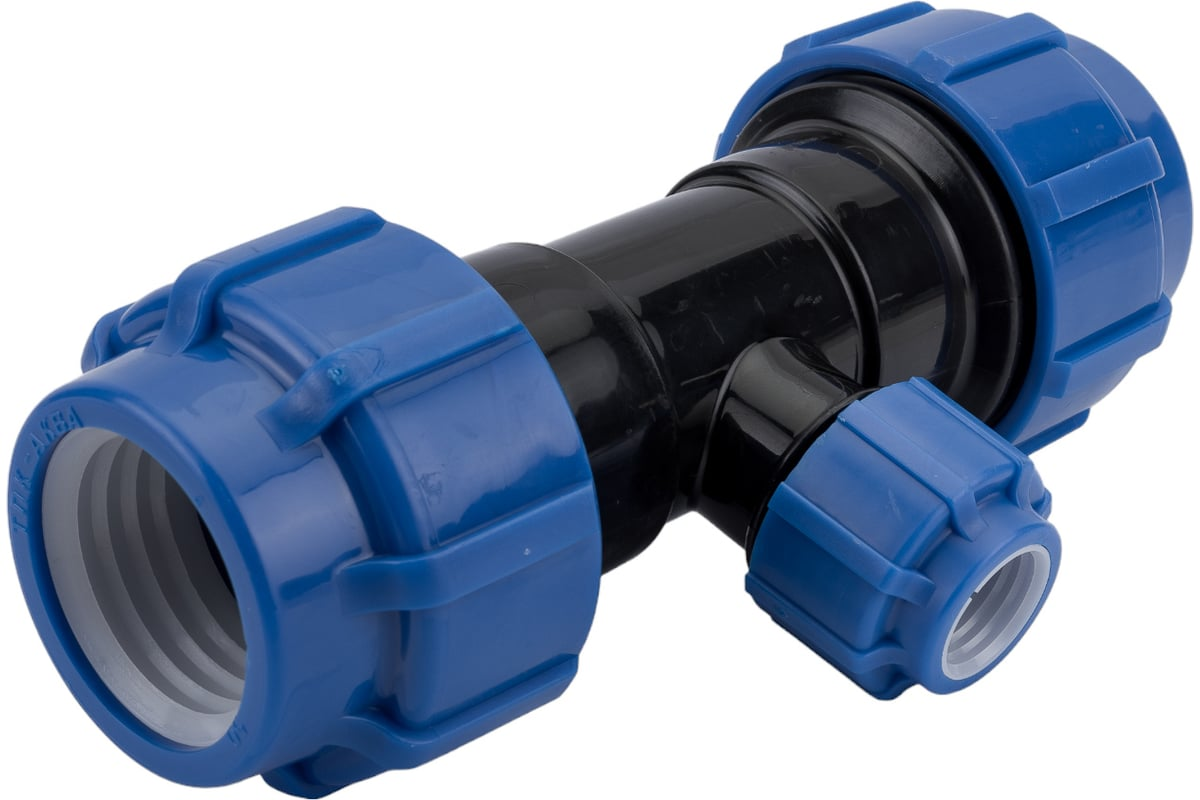 Тройник компрессионный переходной ТПК-АКВА ПЭ Дн50х25