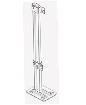 Кронштейн SMART Install напольный для стальных радиаторов 300/400/500 L=670мм